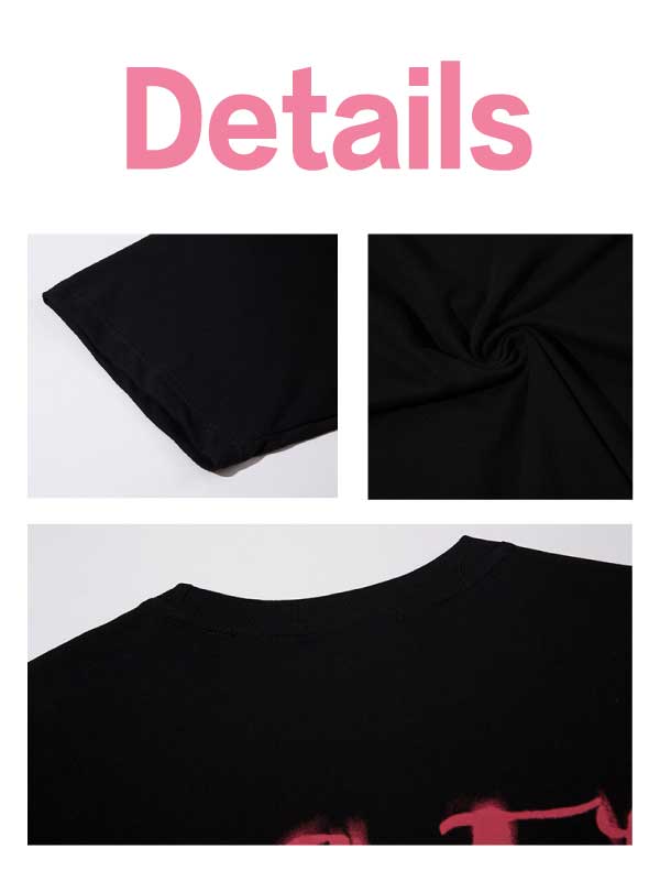 T-shirt graphique vintage délavé Y2K