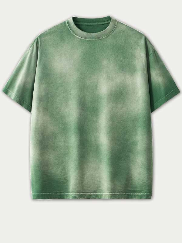 T-shirt rétro délavé pour homme