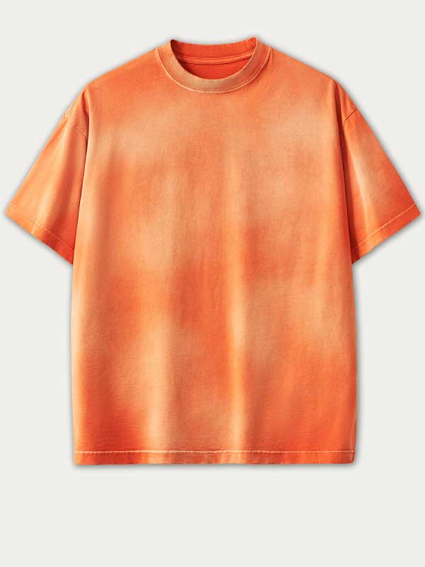 T-shirt rétro délavé pour homme