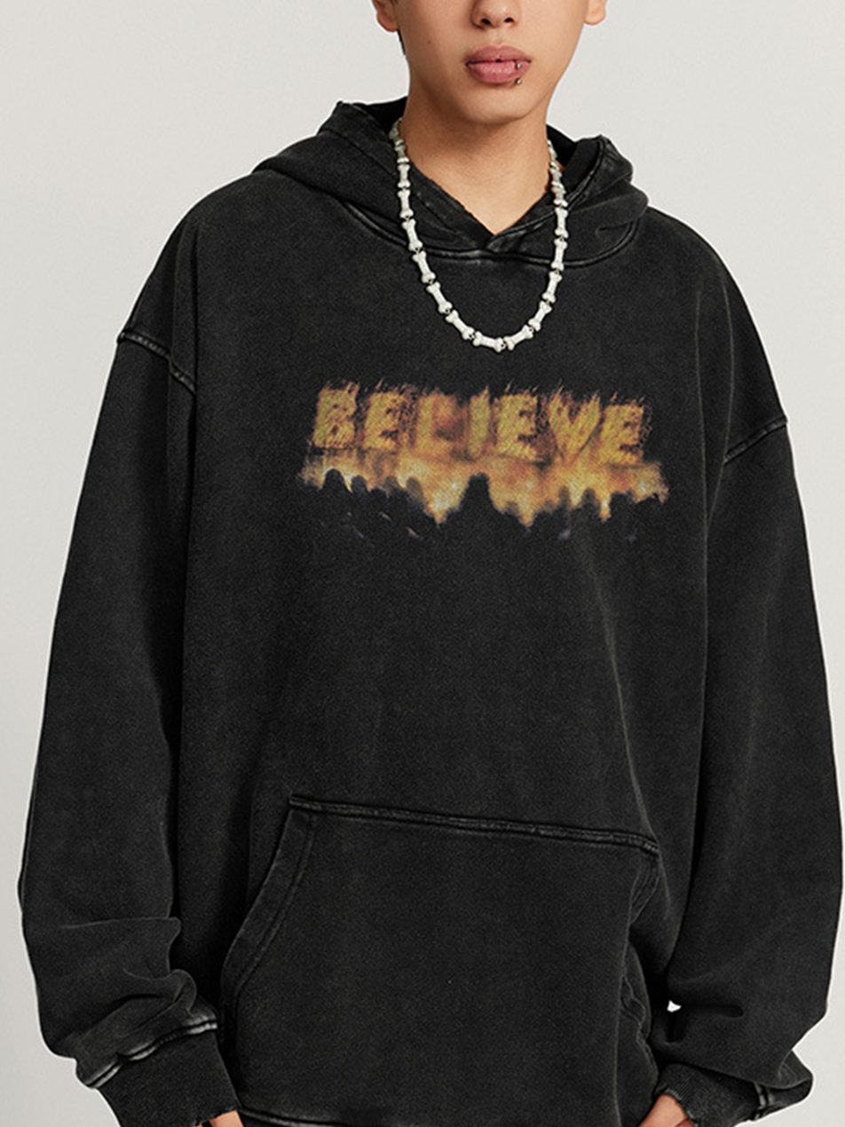 Sweat à capuche Flame pour homme
