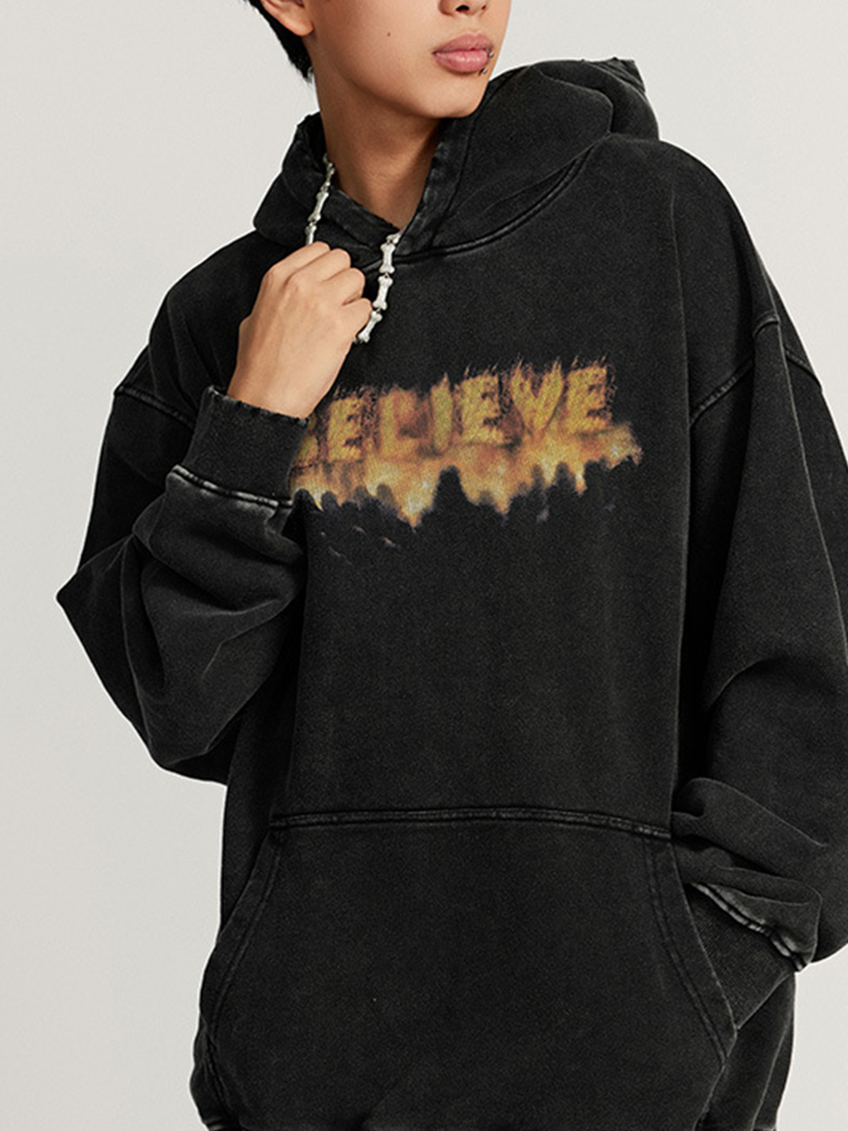 Sweat à capuche Flame pour homme