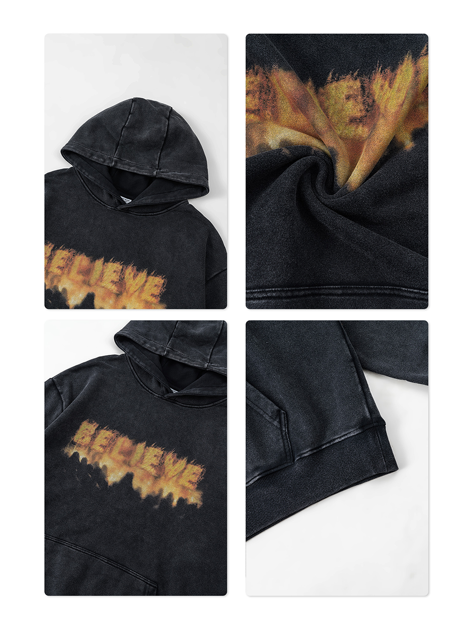Sweat à capuche Flame pour homme