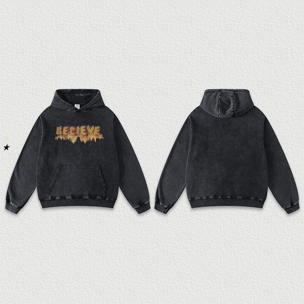 Sweat à capuche Flame pour homme