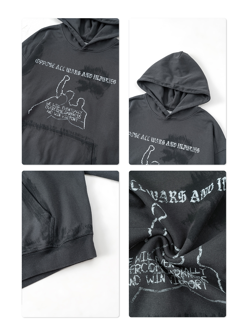 Sweat à capuche vintage