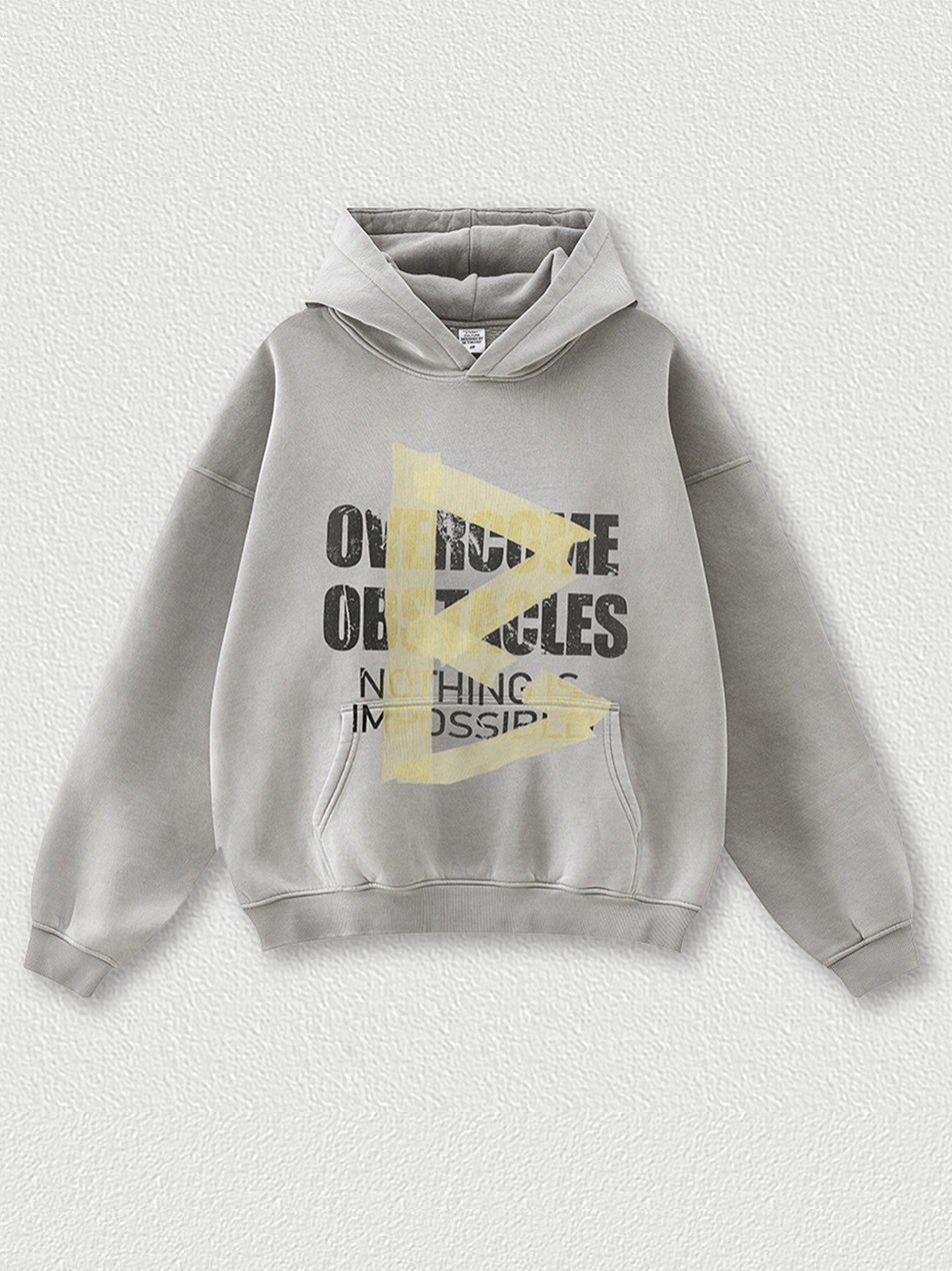 Sweat à capuche vintage délavé