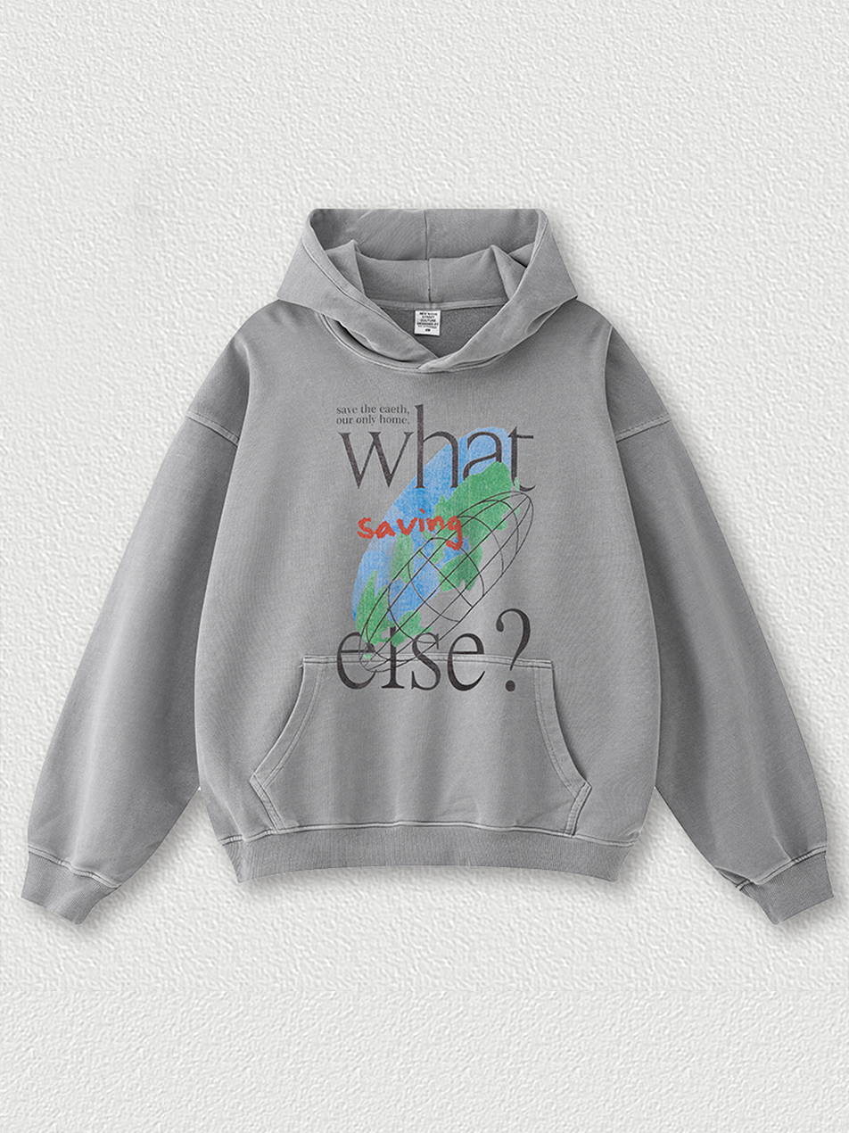 Sweat à capuche graphique vintage