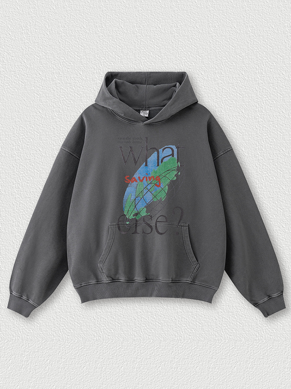 Sweat à capuche graphique vintage