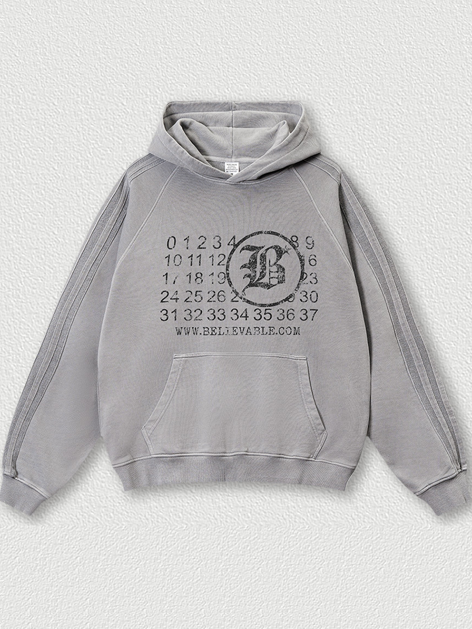Sweat à capuche délavé Margiela