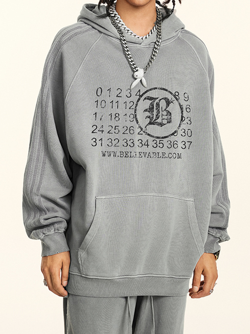 Sweat à capuche délavé Margiela