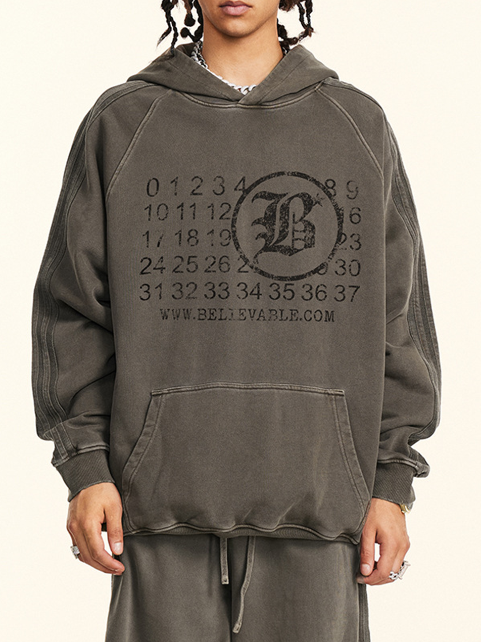 Sweat à capuche délavé Margiela