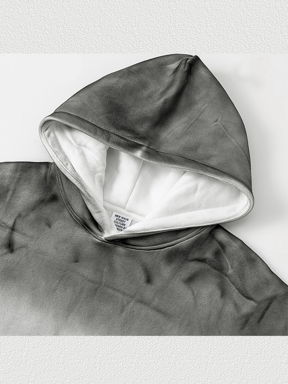 Laver et teindre par pulvérisation un vieux sweat à capuche en polaire