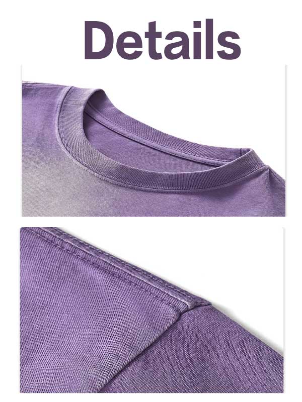 T-shirt rétro délavé pour homme