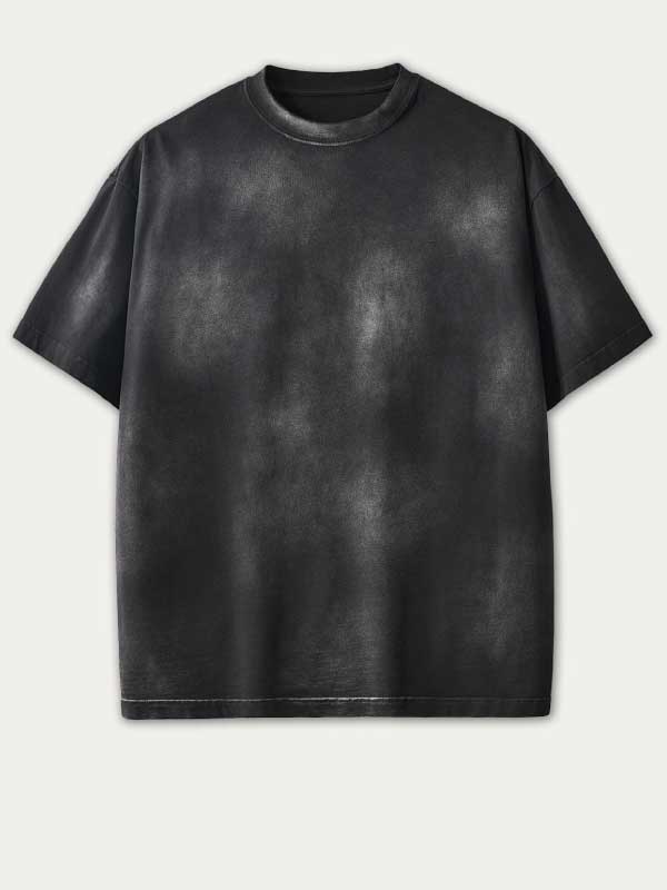 T-shirt rétro délavé pour homme