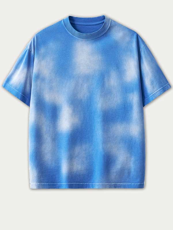 T-shirt rétro délavé pour homme
