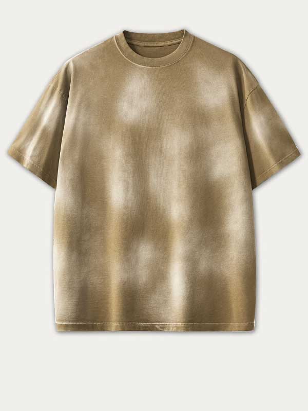 T-shirt rétro délavé pour homme
