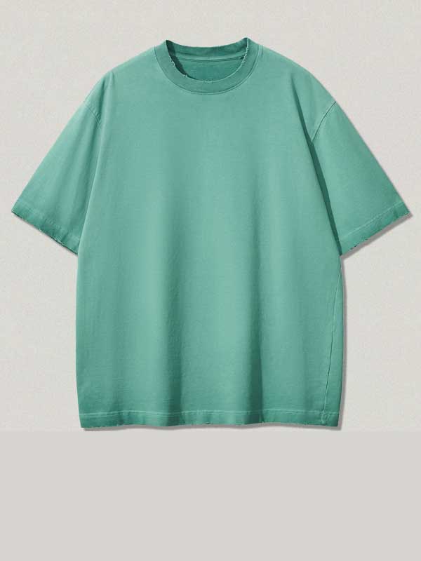 T-shirt rétro délavé pour homme