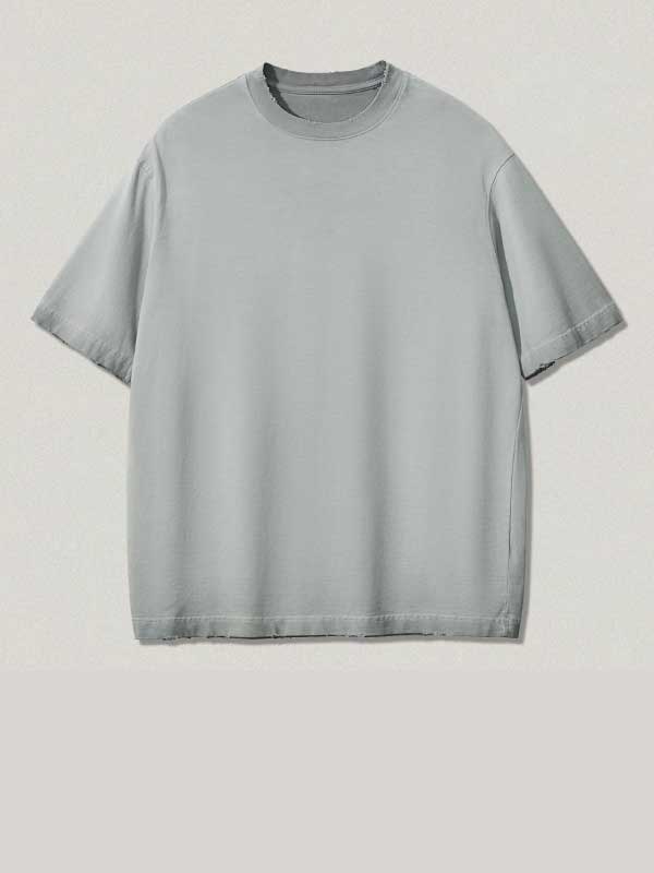 T-shirt rétro délavé pour homme
