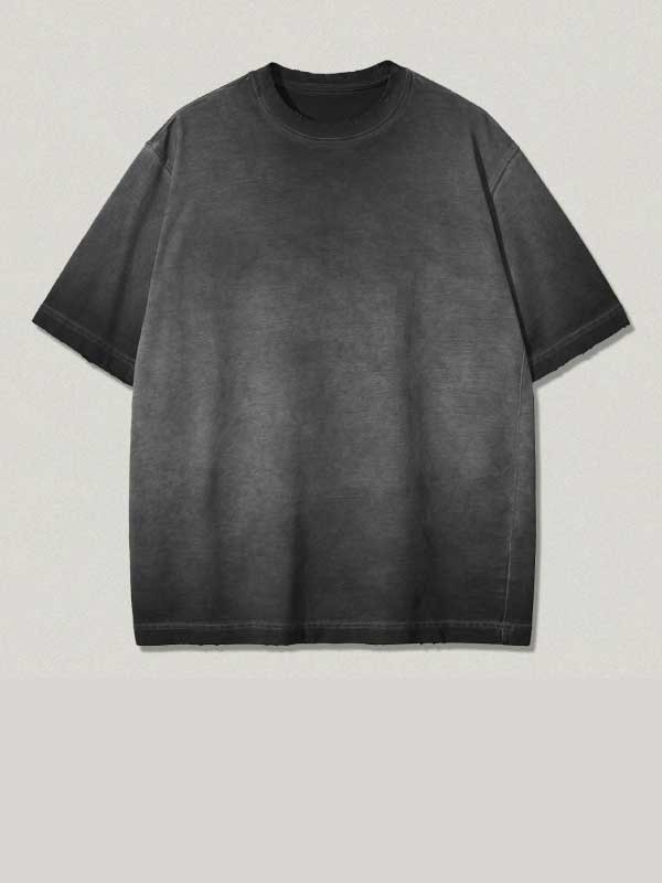 T-shirt rétro délavé pour homme