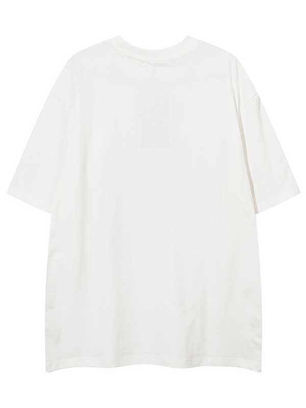 T-shirt graphique Y2K Daily Style avec collier