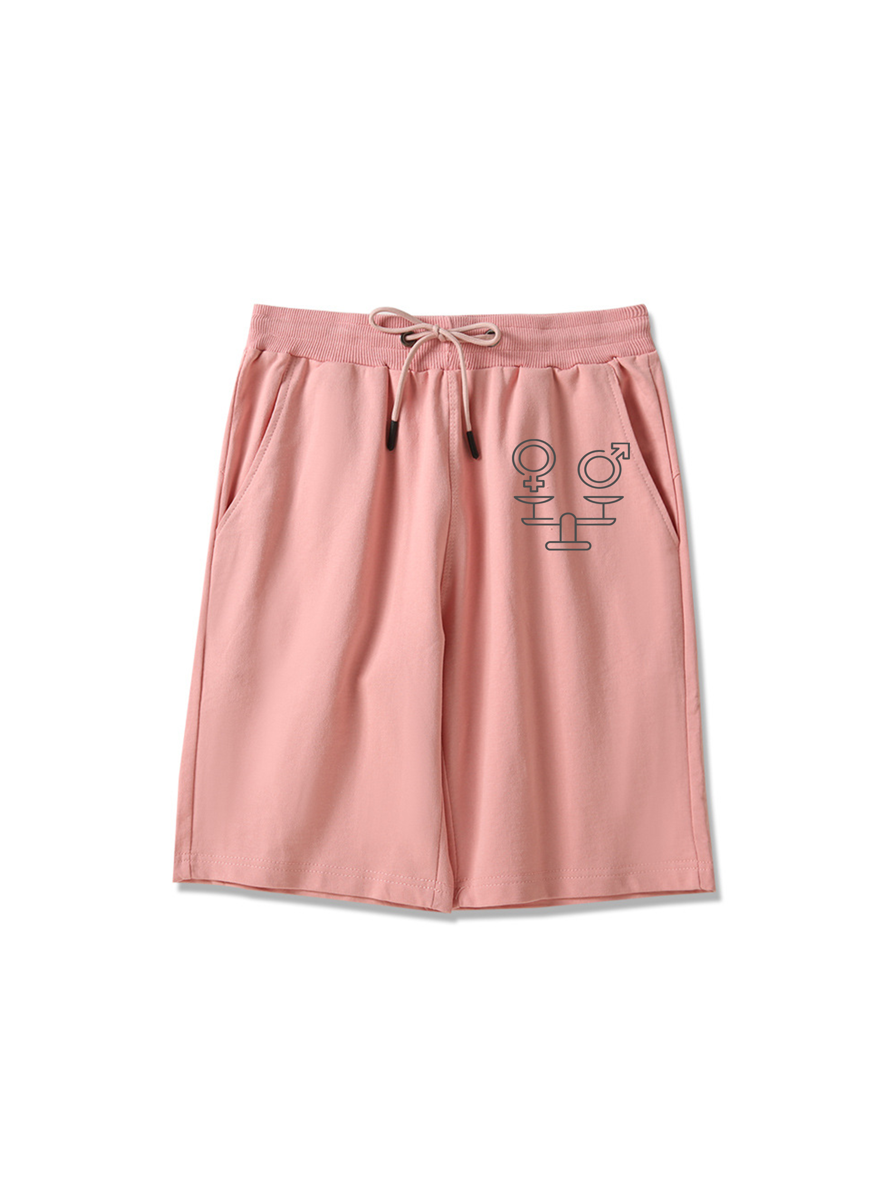 Short imprimé égalité des sexes 260g pour femme