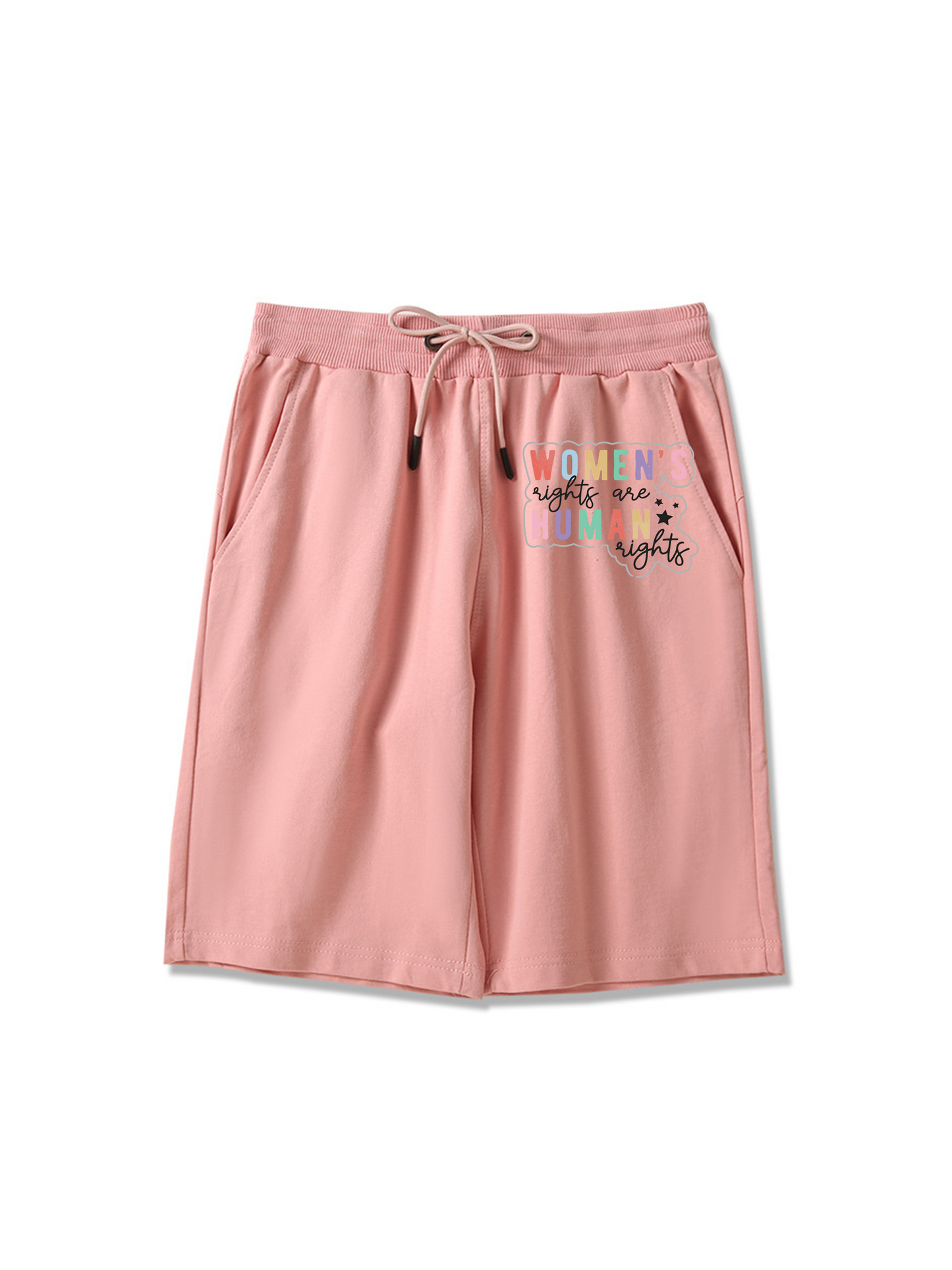 Short imprimé Justice de genre pour femmes 260g