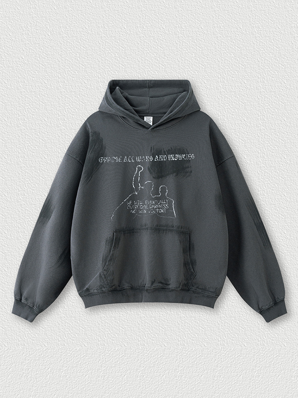 Sweat à capuche vintage