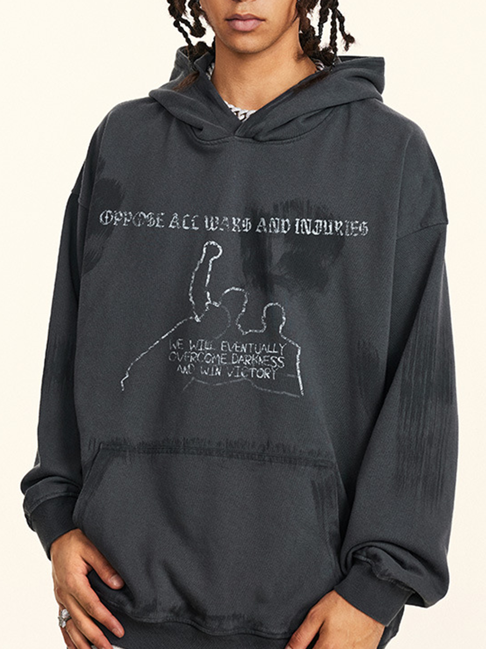 Sweat à capuche vintage