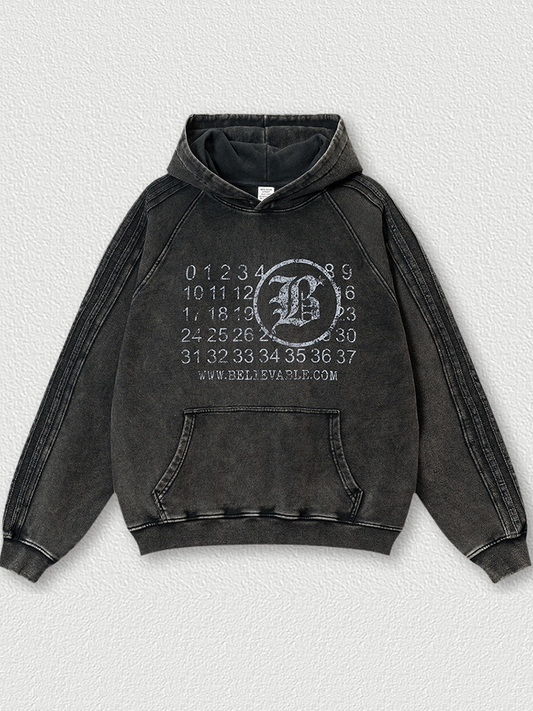 Sweat à capuche délavé Margiela