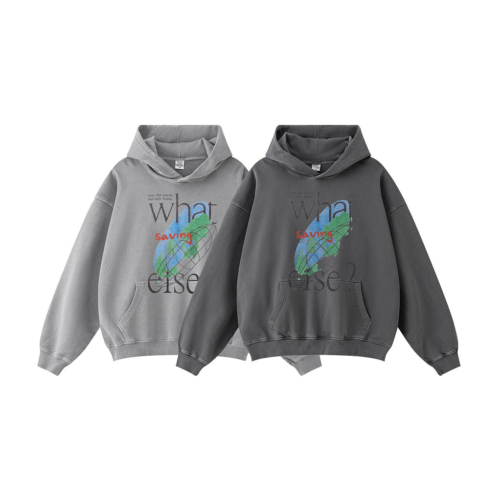 Sweat à capuche graphique vintage