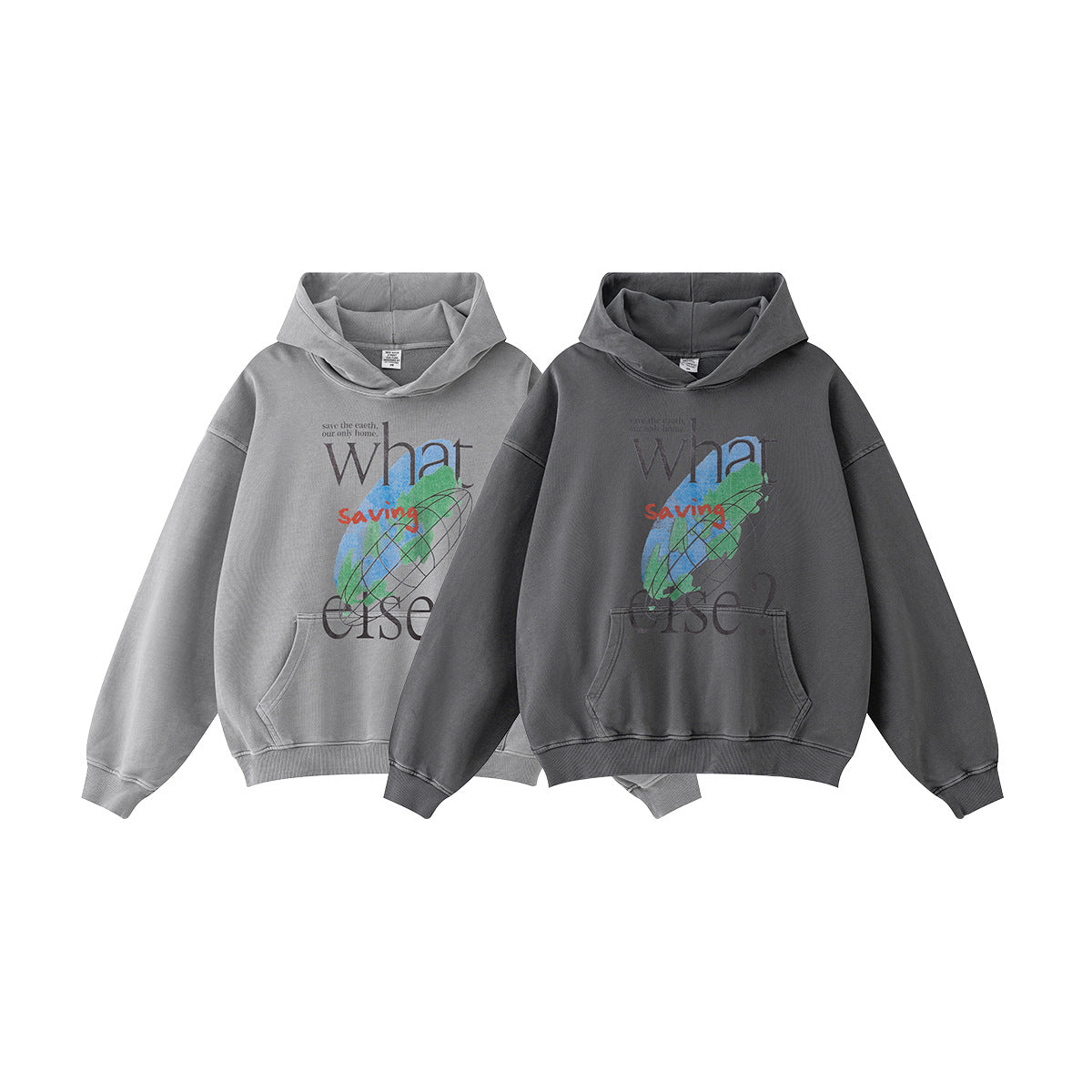 Sweat à capuche graphique vintage