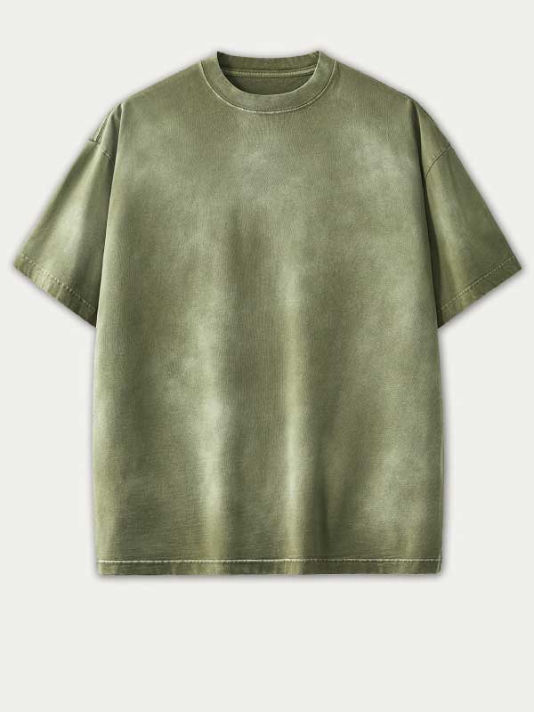 T-shirt rétro délavé pour homme