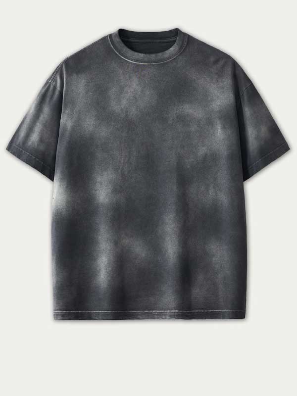T-shirt rétro délavé pour homme