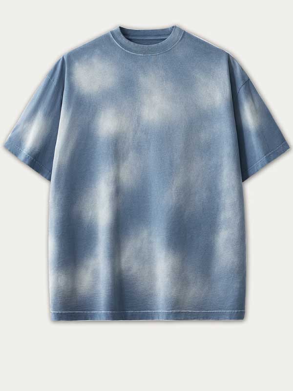 T-shirt rétro délavé pour homme