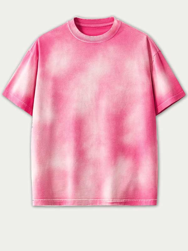T-shirt rétro délavé pour homme