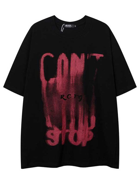 T-shirt graphique vintage délavé Y2K