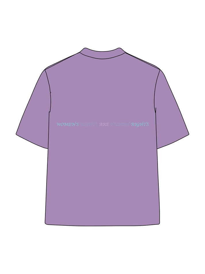 T-shirt femme Liberation en coton délavé imprimé 230g
