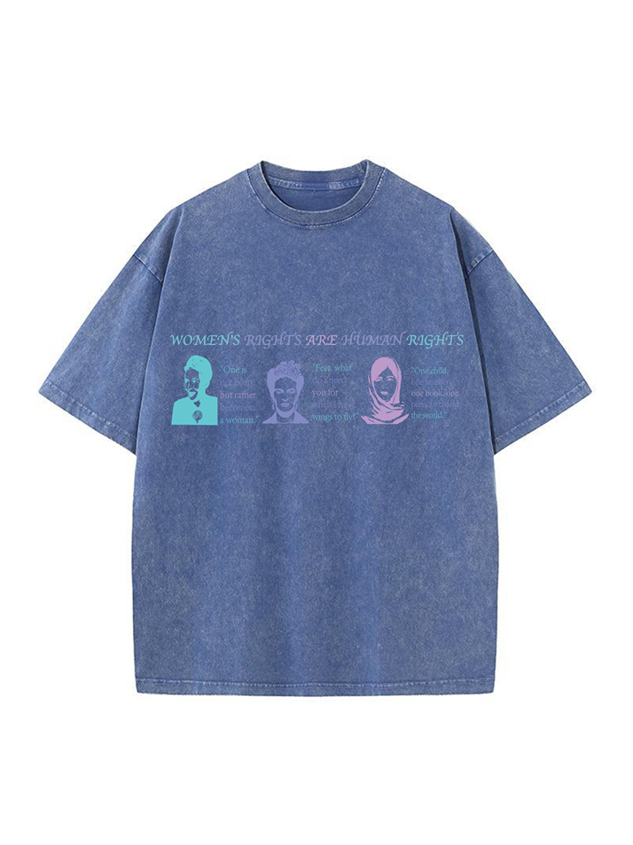 T-shirt femme Liberation en coton délavé imprimé 230g