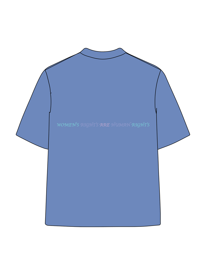T-shirt femme Liberation en coton délavé imprimé 230g