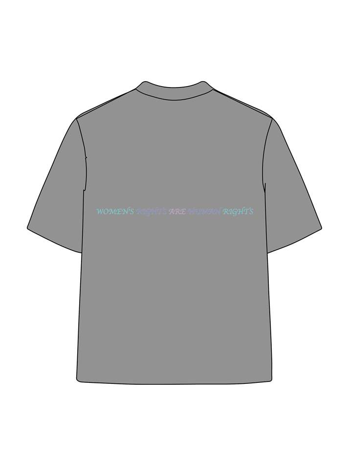 T-shirt femme Liberation en coton délavé imprimé 230g