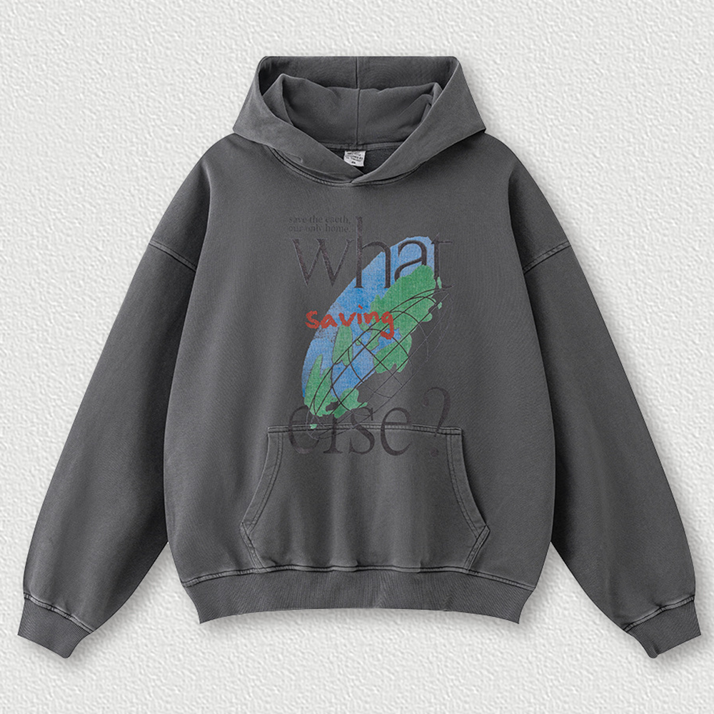 Sweat à capuche graphique vintage