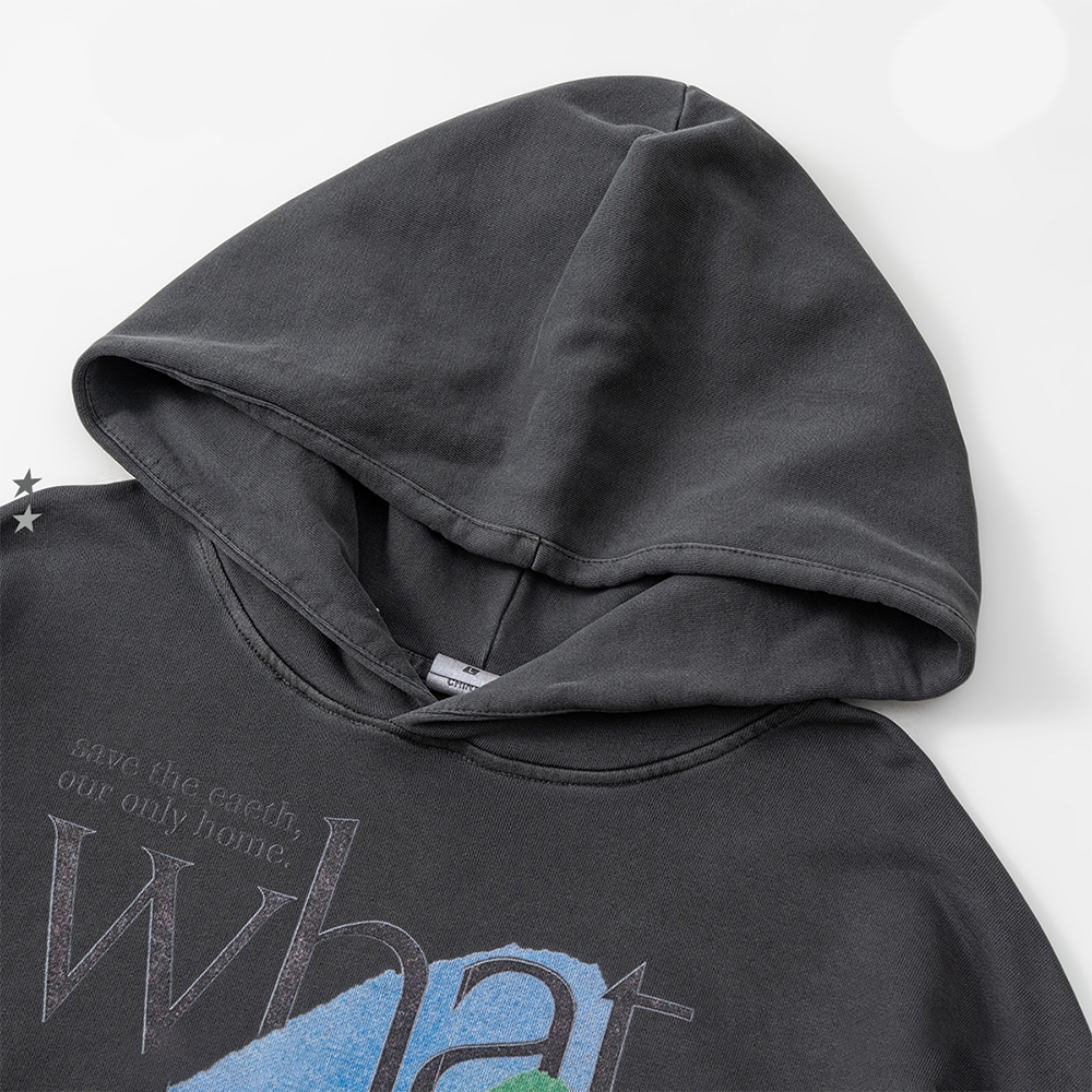 Sweat à capuche graphique vintage